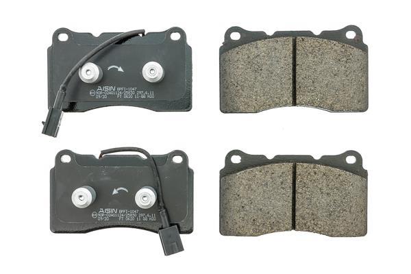 Jeu de 4 plaquettes de frein AISIN ref. BPFI-1047